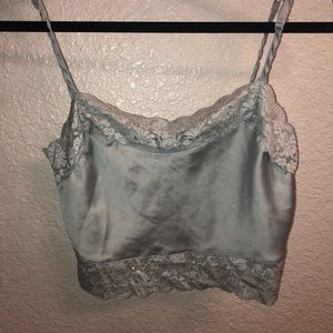 Brandy Melville Laced Crop Top